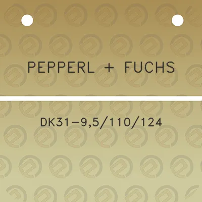 pepperl-fuchs-dk31-95110124