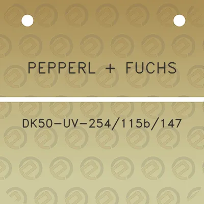 pepperl-fuchs-dk50-uv-254115b147