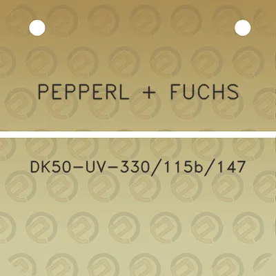 pepperl-fuchs-dk50-uv-330115b147