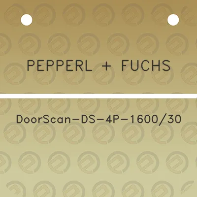 pepperl-fuchs-doorscan-ds-4p-160030