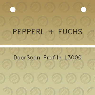 pepperl-fuchs-doorscan-profile-l3000