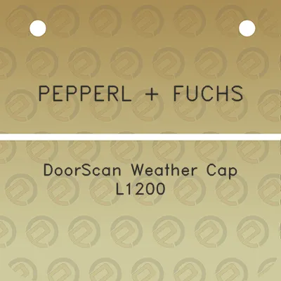 pepperl-fuchs-doorscan-weather-cap-l1200