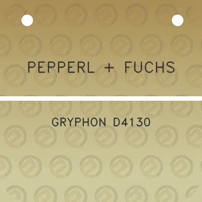 pepperl-fuchs-gryphon-d4130