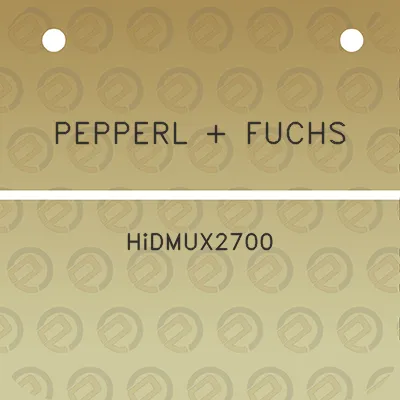 pepperl-fuchs-hidmux2700