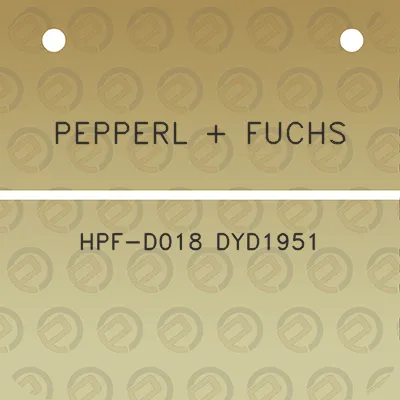 pepperl-fuchs-hpf-d018-dyd1951