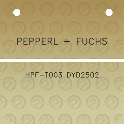 pepperl-fuchs-hpf-t003-dyd2502