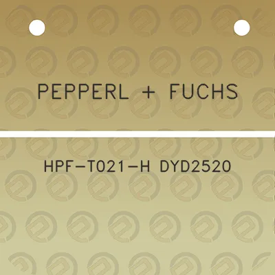 pepperl-fuchs-hpf-t021-h-dyd2520