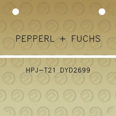 pepperl-fuchs-hpj-t21-dyd2699