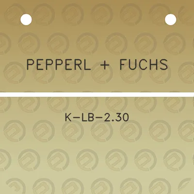 pepperl-fuchs-k-lb-230