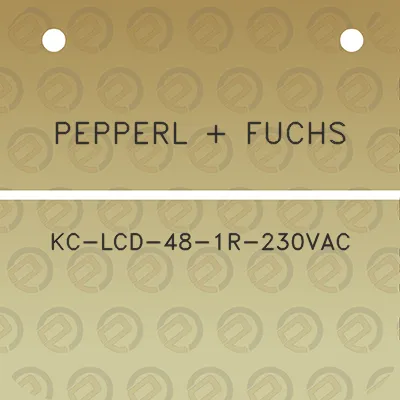 pepperl-fuchs-kc-lcd-48-1r-230vac