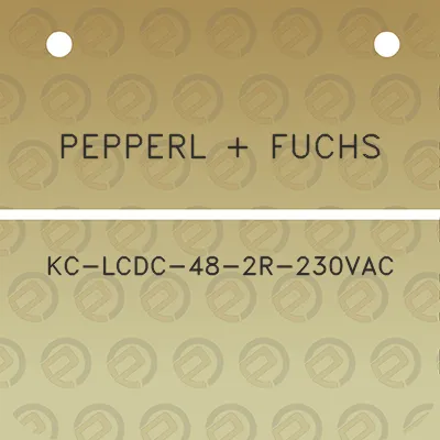 pepperl-fuchs-kc-lcdc-48-2r-230vac