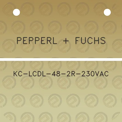 pepperl-fuchs-kc-lcdl-48-2r-230vac