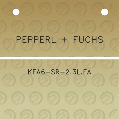 pepperl-fuchs-kfa6-sr-23lfa