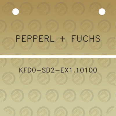 pepperl-fuchs-kfd0-sd2-ex110100