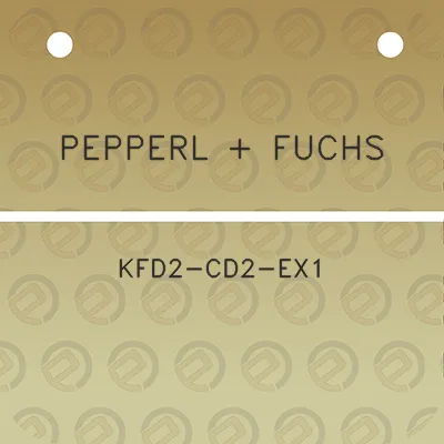 pepperl-fuchs-kfd2-cd2-ex1