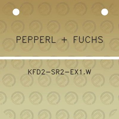 pepperl-fuchs-kfd2-sr2-ex1w