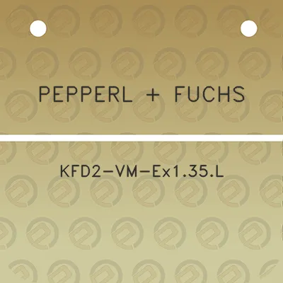 pepperl-fuchs-kfd2-vm-ex135l