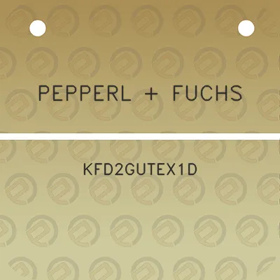 pepperl-fuchs-kfd2gutex1d