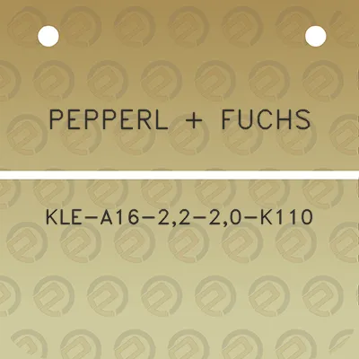 pepperl-fuchs-kle-a16-22-20-k110