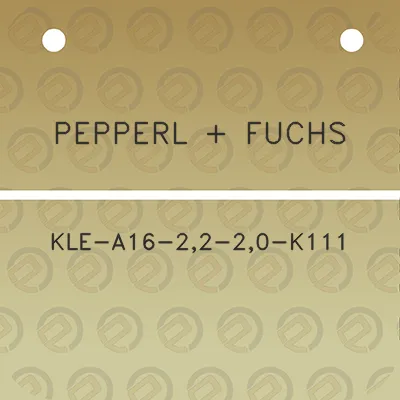 pepperl-fuchs-kle-a16-22-20-k111