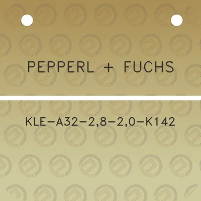 pepperl-fuchs-kle-a32-28-20-k142