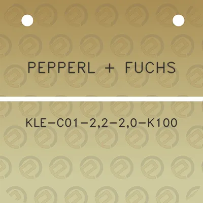 pepperl-fuchs-kle-c01-22-20-k100