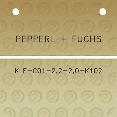 pepperl-fuchs-kle-c01-22-20-k102