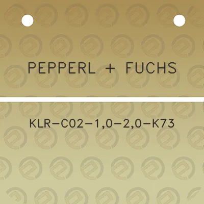 pepperl-fuchs-klr-c02-10-20-k73