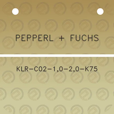 pepperl-fuchs-klr-c02-10-20-k75