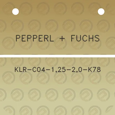 pepperl-fuchs-klr-c04-125-20-k78