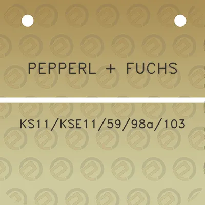 pepperl-fuchs-ks11kse115998a103