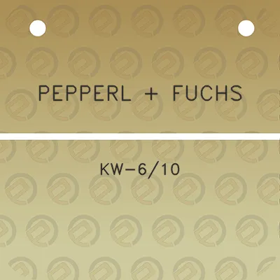 pepperl-fuchs-kw-610