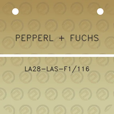 pepperl-fuchs-la28-las-f1116