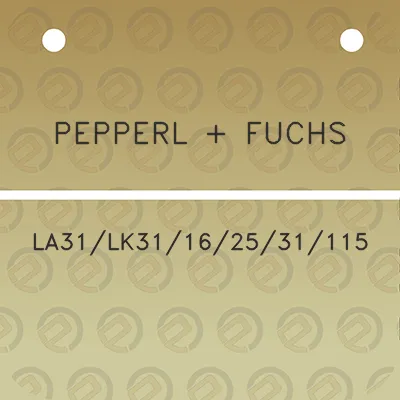 pepperl-fuchs-la31lk31162531115