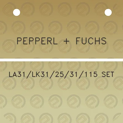 pepperl-fuchs-la31lk312531115-set