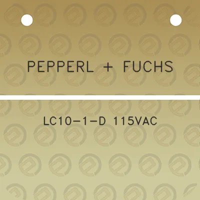 pepperl-fuchs-lc10-1-d-115vac