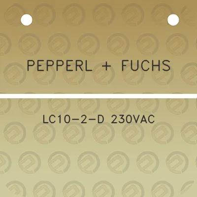 pepperl-fuchs-lc10-2-d-230vac