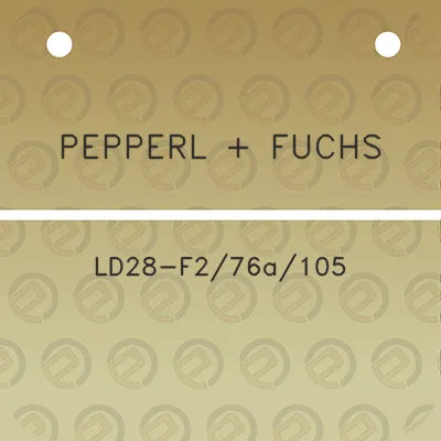 pepperl-fuchs-ld28-f276a105