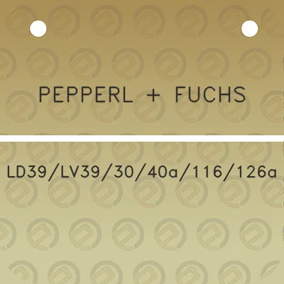 pepperl-fuchs-ld39lv393040a116126a