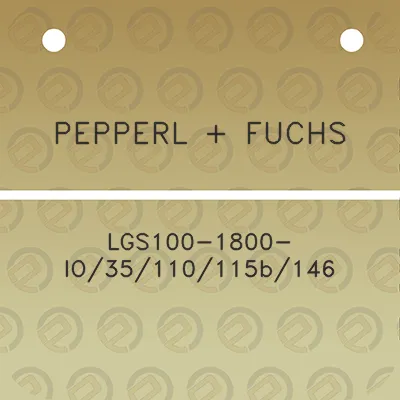 pepperl-fuchs-lgs100-1800-io35110115b146