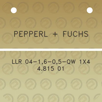 pepperl-fuchs-llr-04-16-05-qw-1x4-4815-01