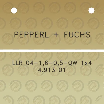 pepperl-fuchs-llr-04-16-05-qw-1x4-4913-01