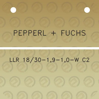 pepperl-fuchs-llr-1830-19-10-w-c2