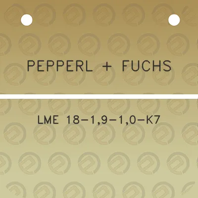 pepperl-fuchs-lme-18-19-10-k7