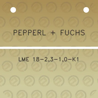 pepperl-fuchs-lme-18-23-10-k1