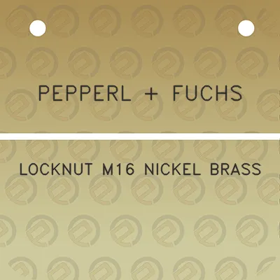 pepperl-fuchs-locknut-m16-nickel-brass