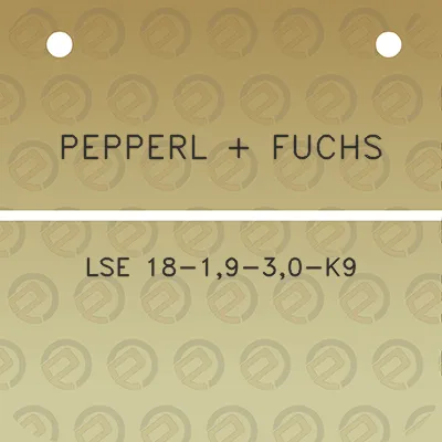 pepperl-fuchs-lse-18-19-30-k9