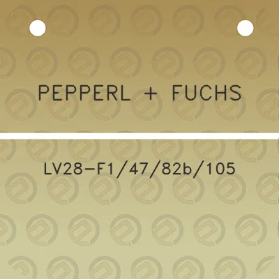 pepperl-fuchs-lv28-f14782b105