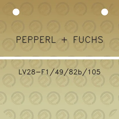 pepperl-fuchs-lv28-f14982b105