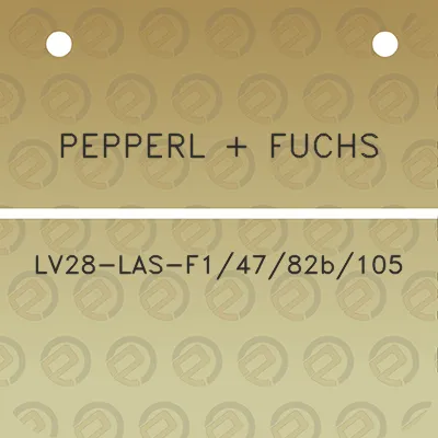 pepperl-fuchs-lv28-las-f14782b105